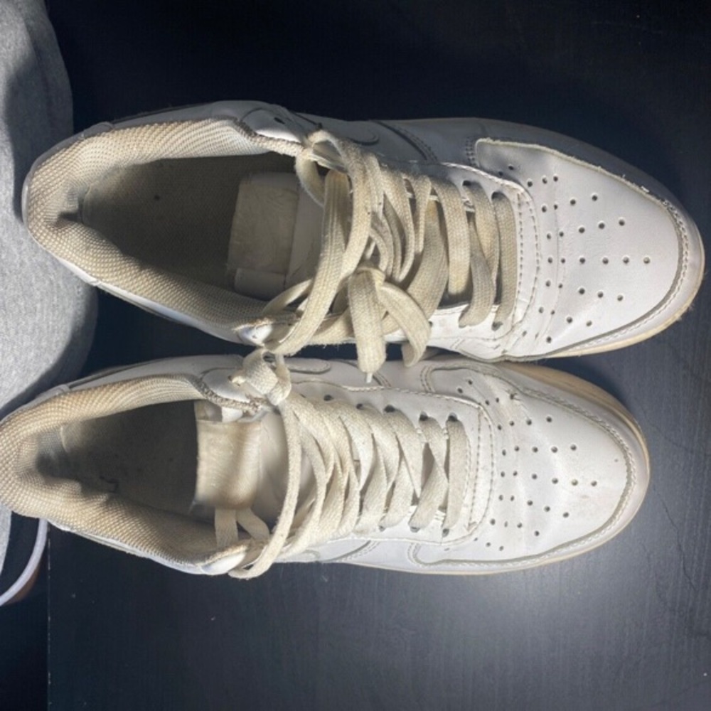 White Nike Air Forces